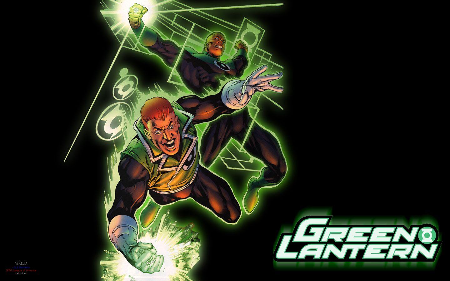 1440x900 John Stewart and Guy Gardner