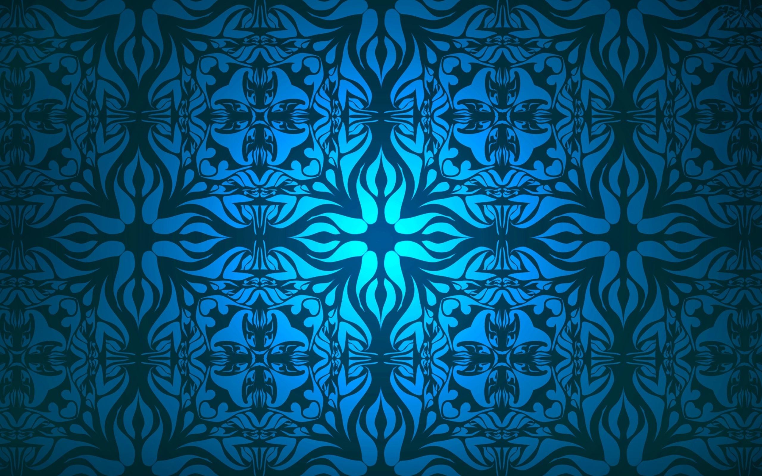 2560x1600 Blue Color Widescreen Pattern Wallpaper