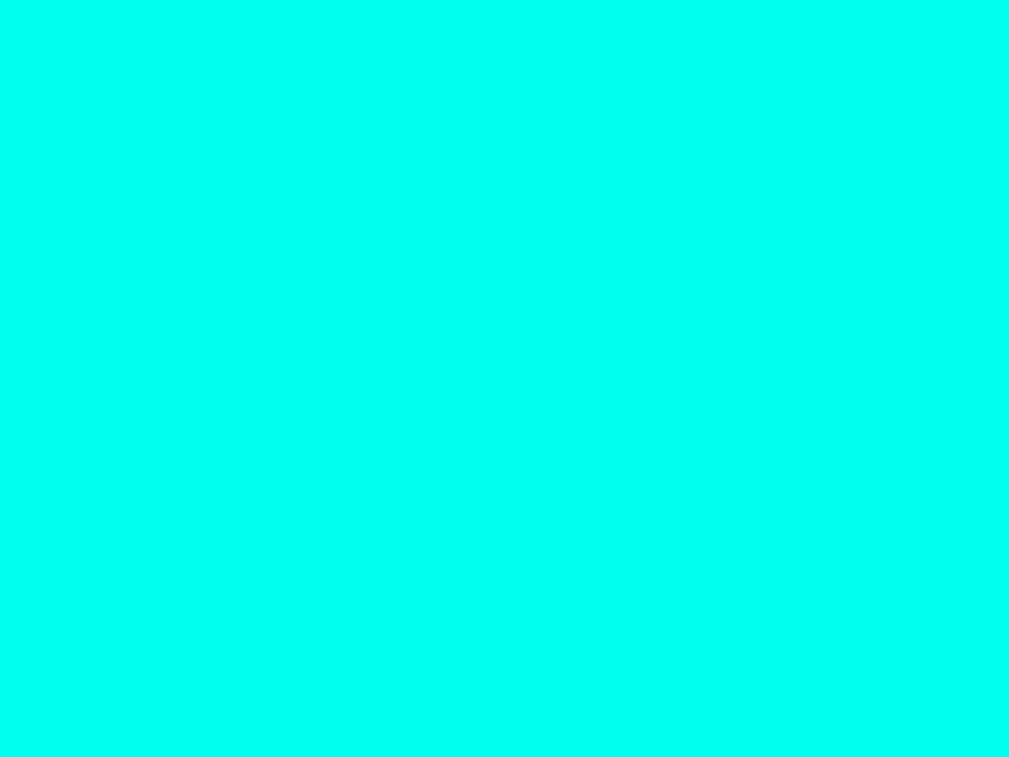 2048x1536 Turquoise Blue Color Wallpaper