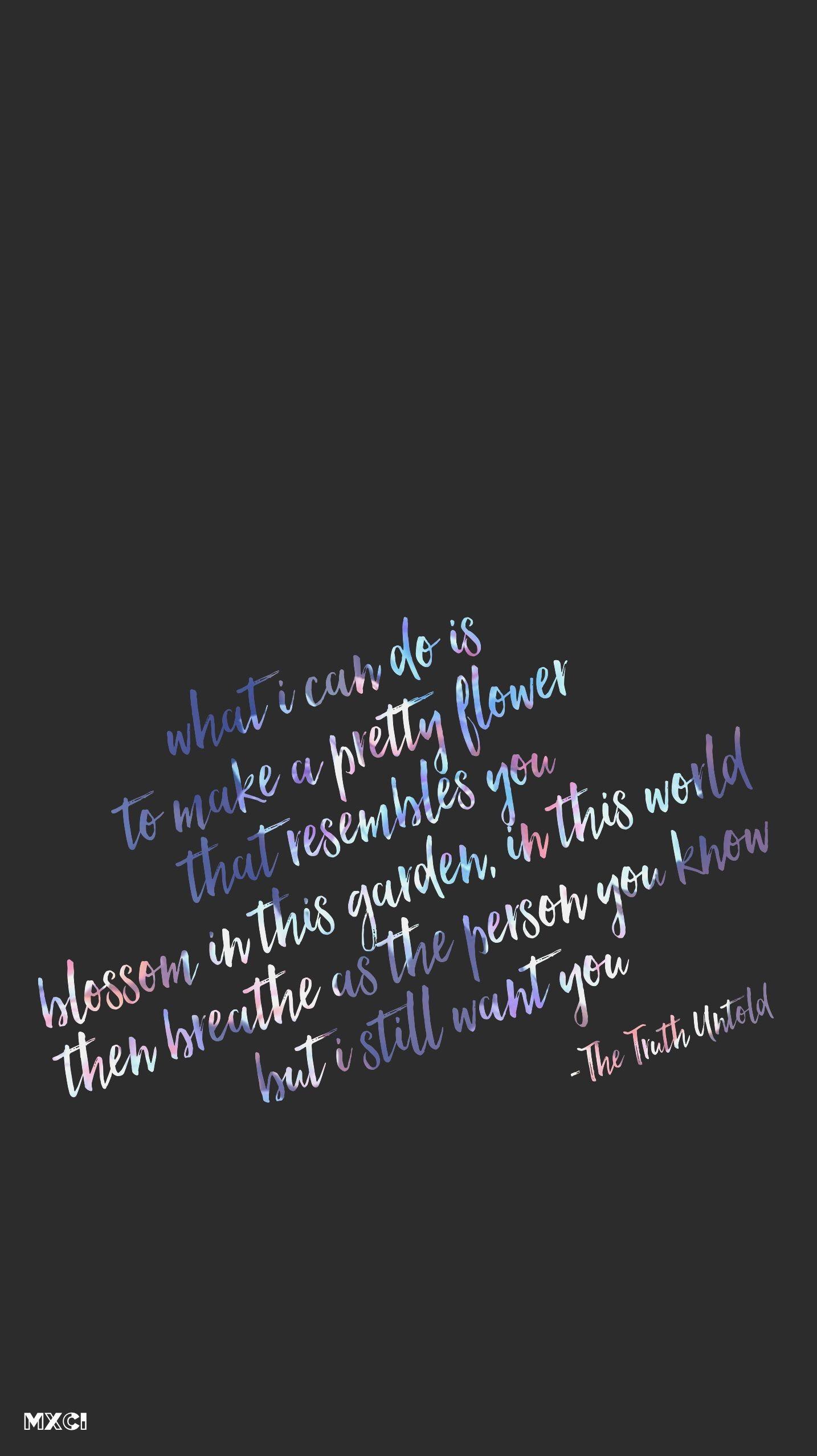 1434x2556 BTS WALLPAPER THE TRUTH UNTOLD LYRICS LY TEAR My Music