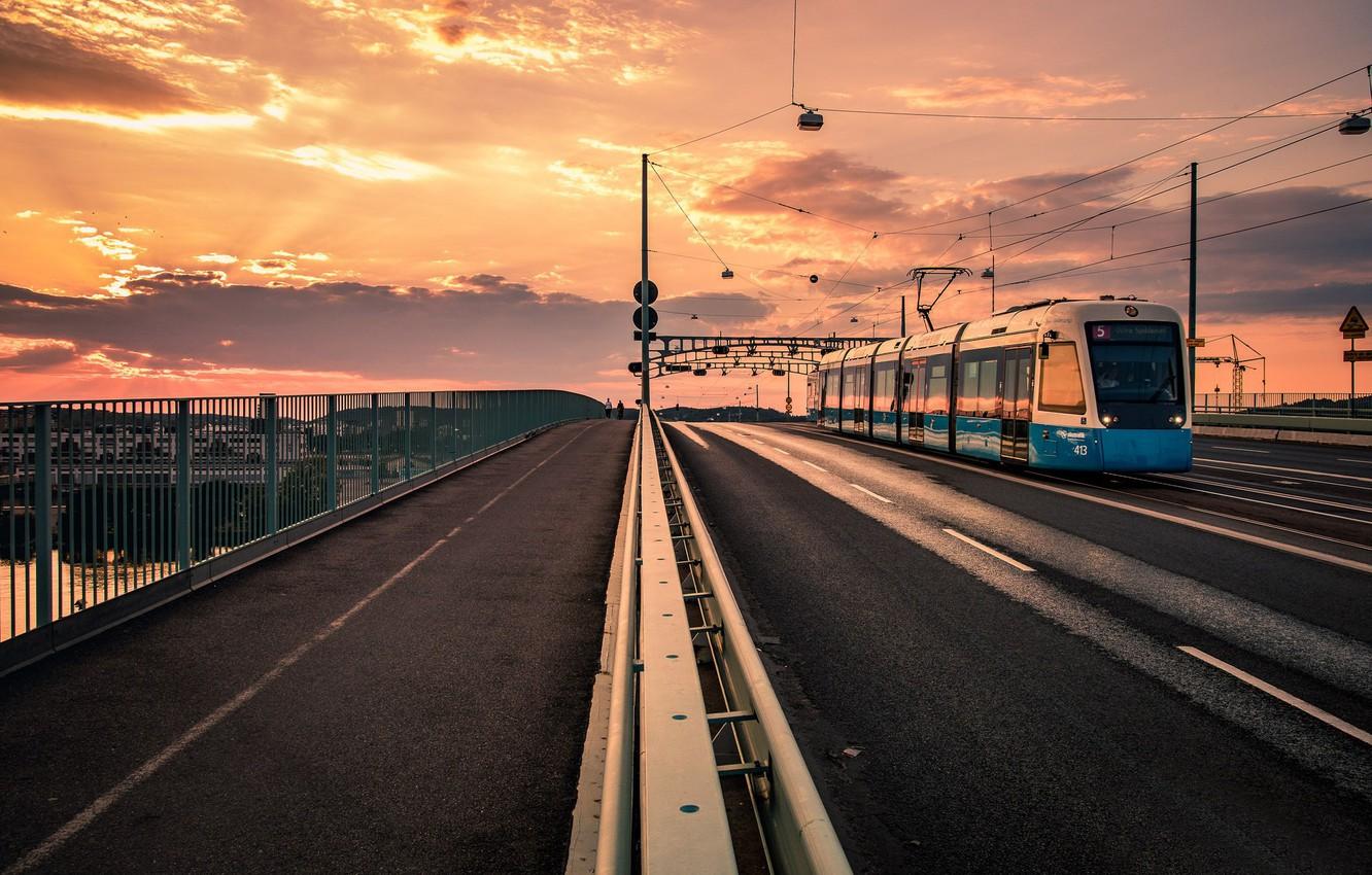 1332x850 Wallpaper sunset, the evening, Sweden, Gothenburg image