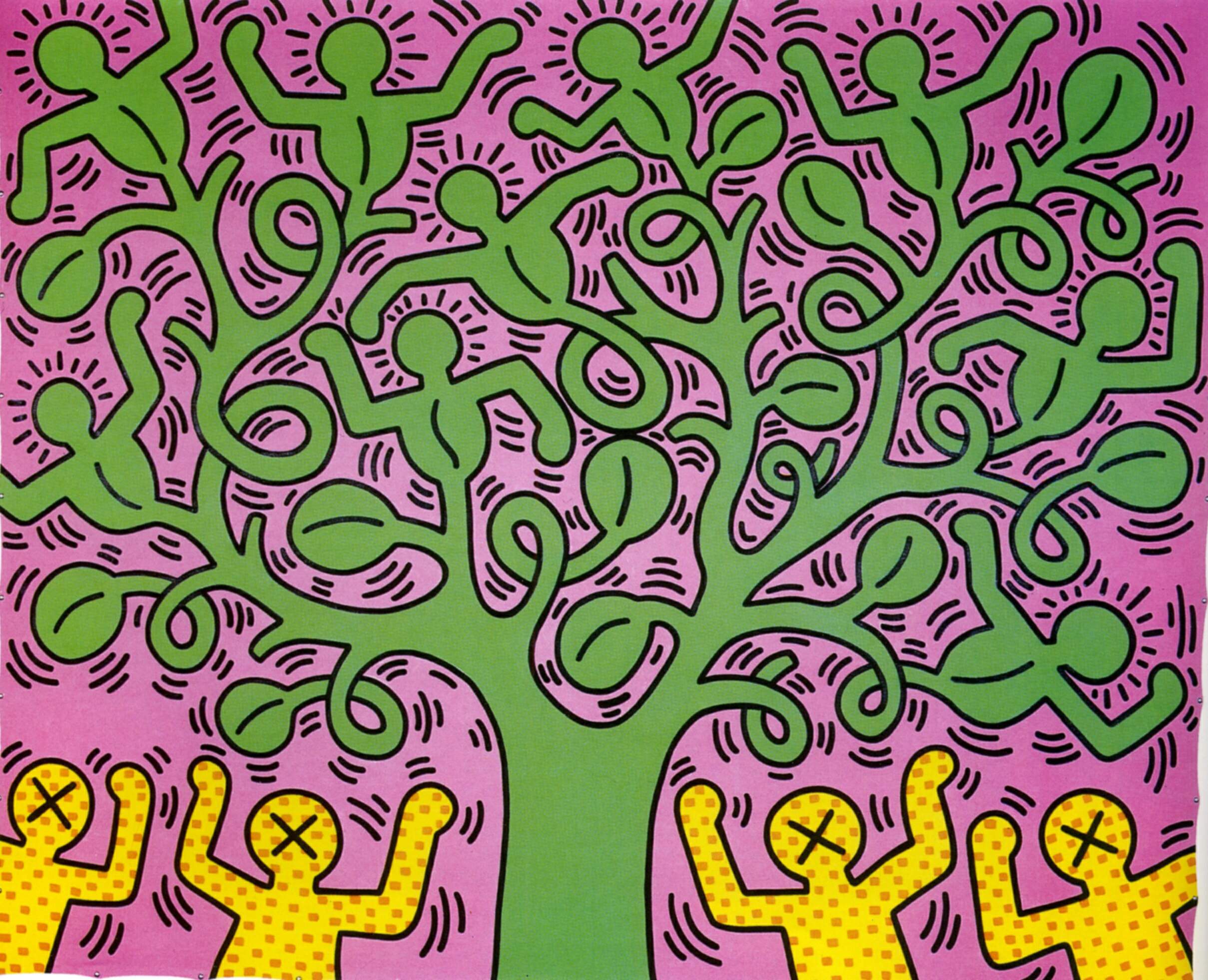2418x1962 Keith Haring. On The Trendy Road Graffiti Keith Haring