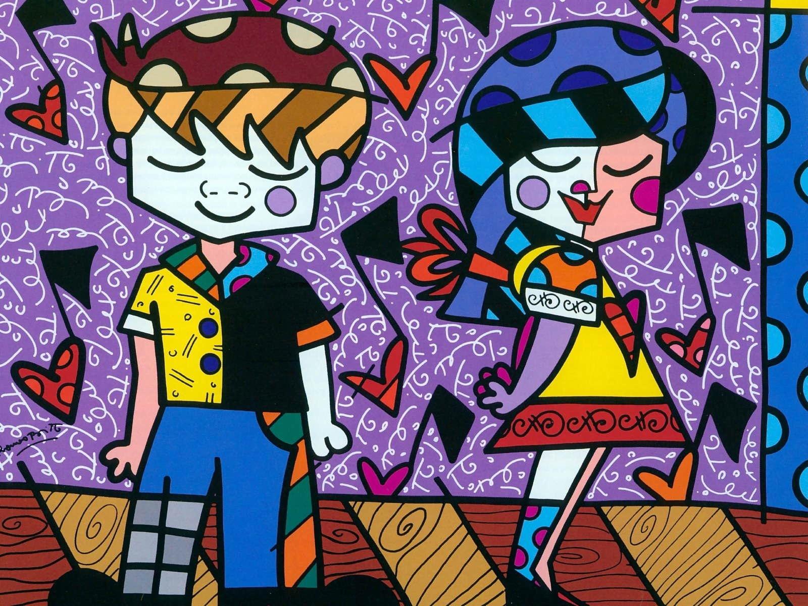 1600x1200 Romero Britto HD wallpaper (1600 x 1200 ) Art Wallpaper