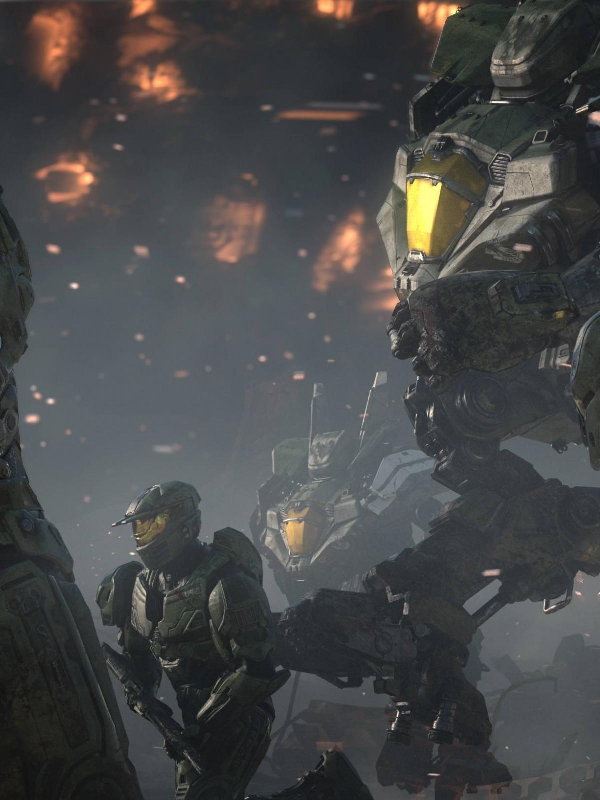 1200x1600 Download 1200x1600 Halo Wars Sci Fi, Robots, Guns
