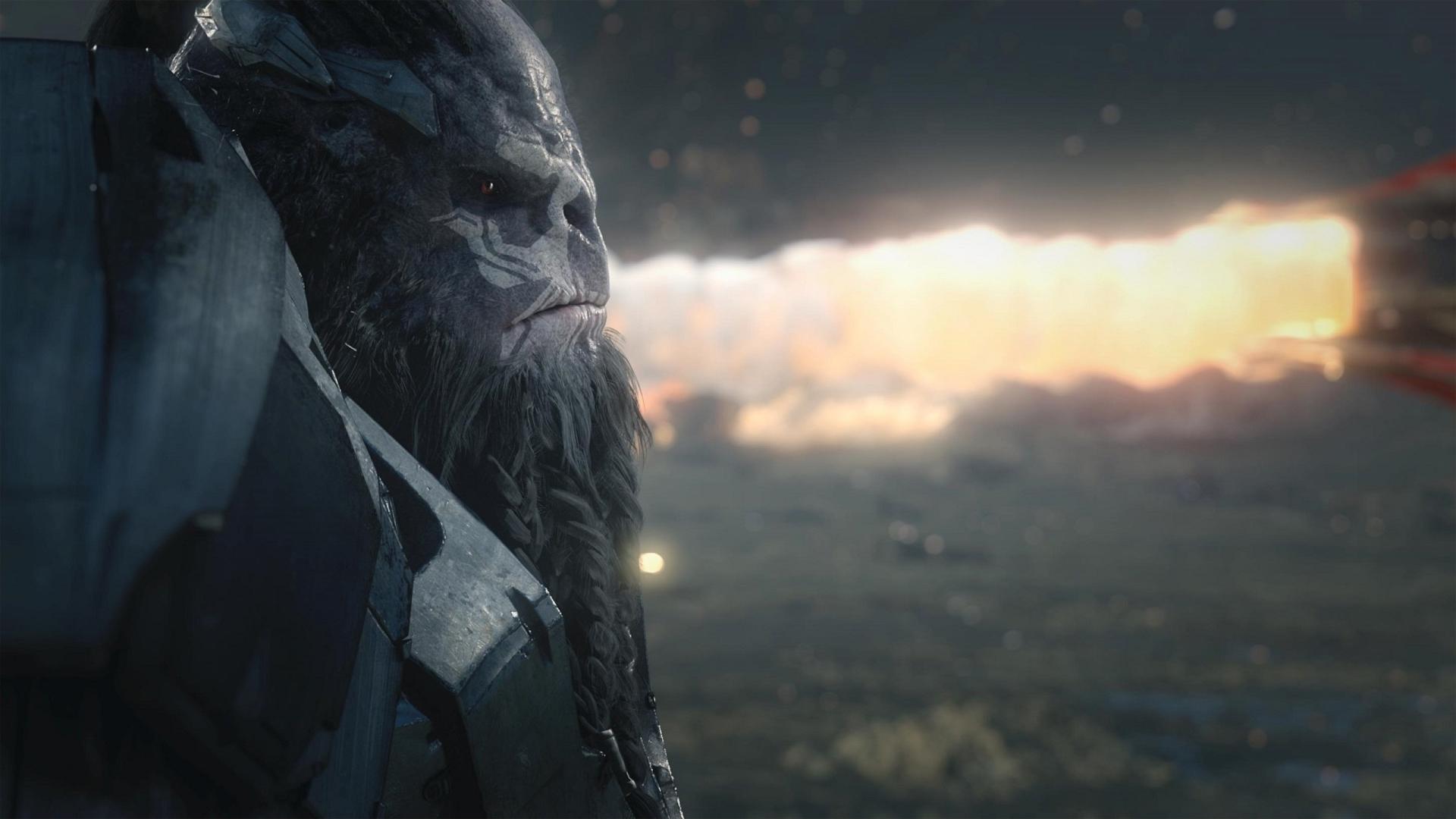1920x1080 Atriox from the side. Wallpaper from Halo Wars 2