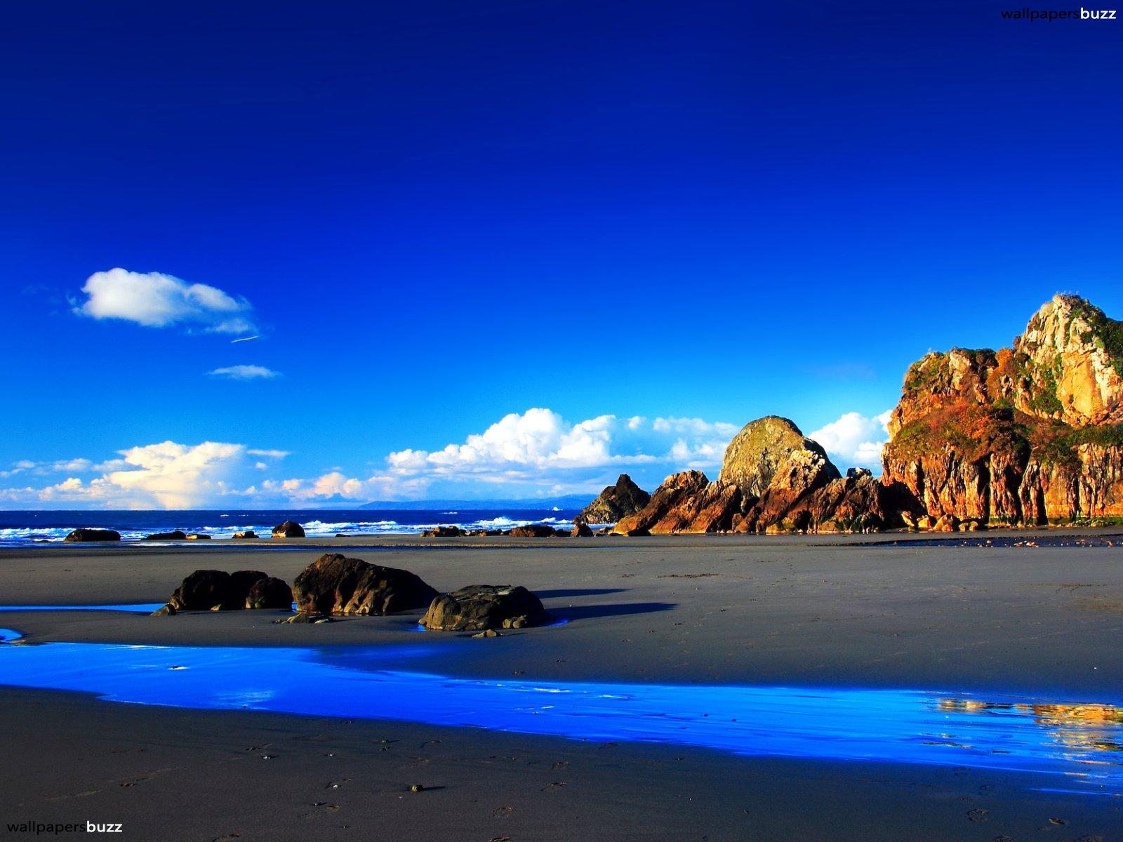 1600x1200 Bright blue landscape HD Wallpaper
