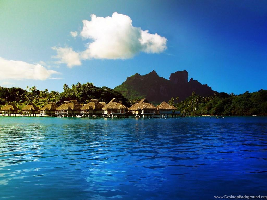 1024x768 Bora Bora Island Scenery Wallpaper Travel HD Wallpaper