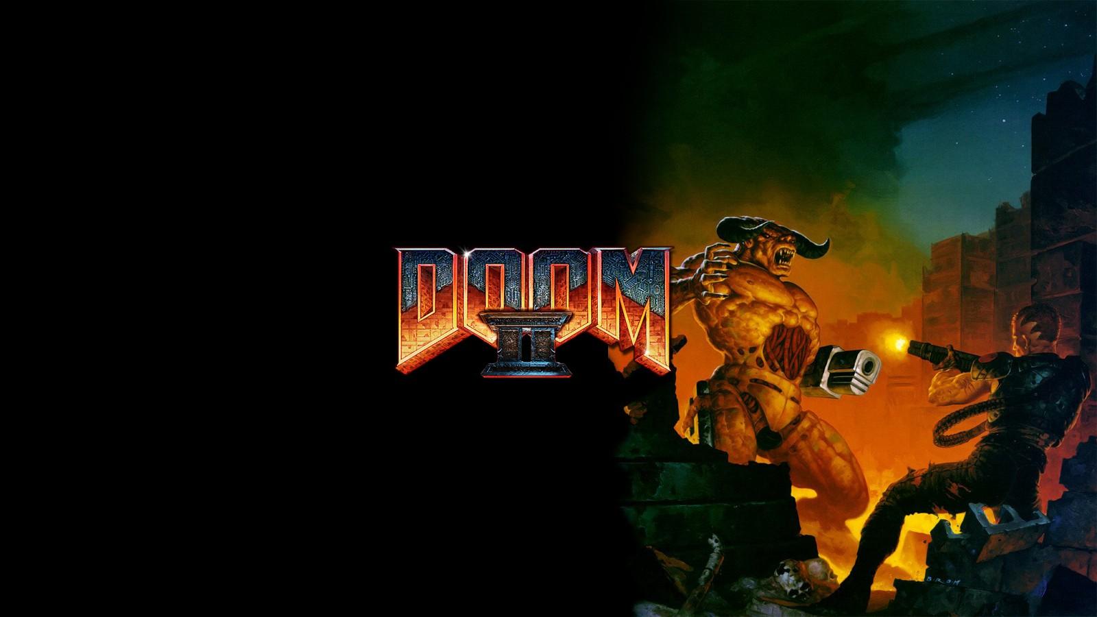 1600x900 Doom retro games games wallpaperx900
