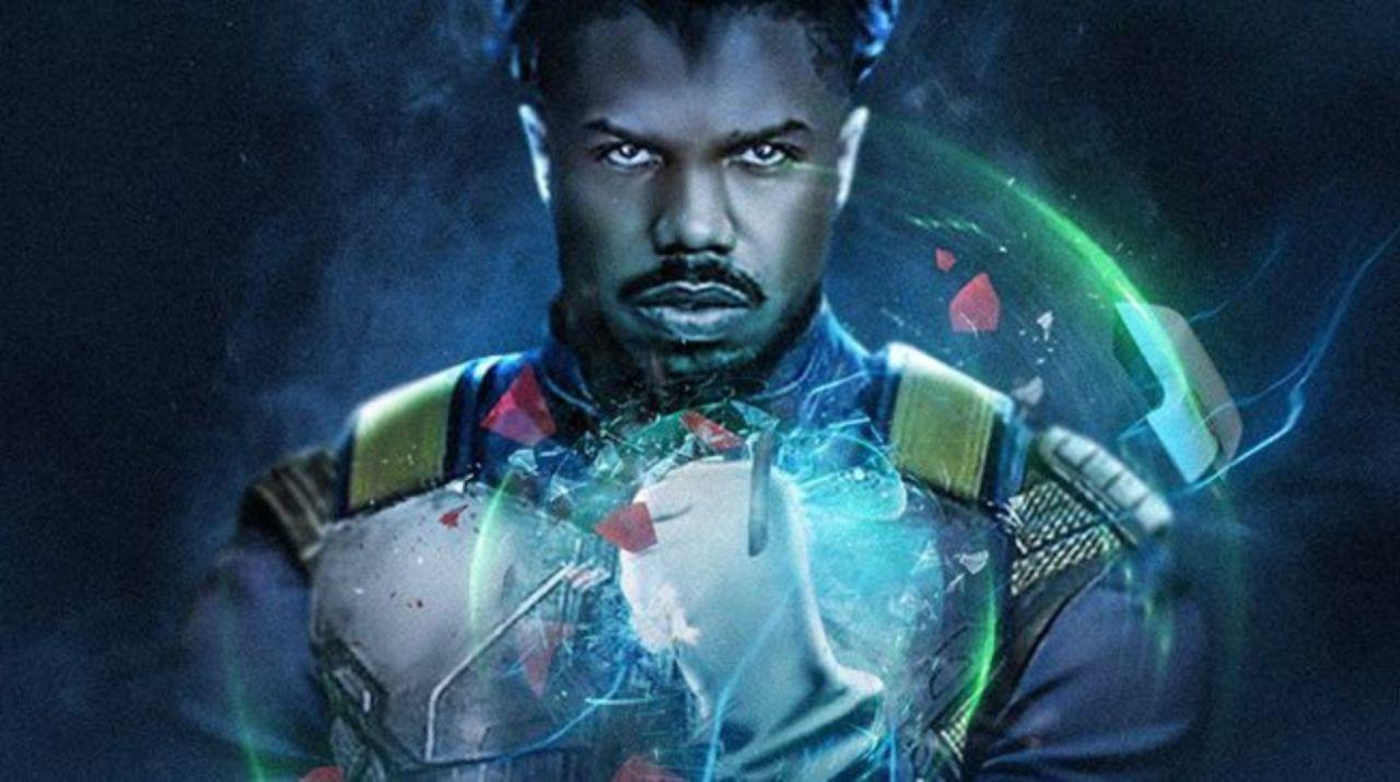 1280x715 Black Panther' Fan Art Gives Killmonger A 'Dragon Ball' Power Up
