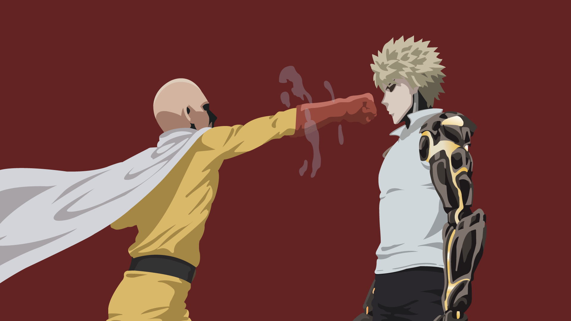 1920x1080 Saitama Vs. Genos [1920x1080]