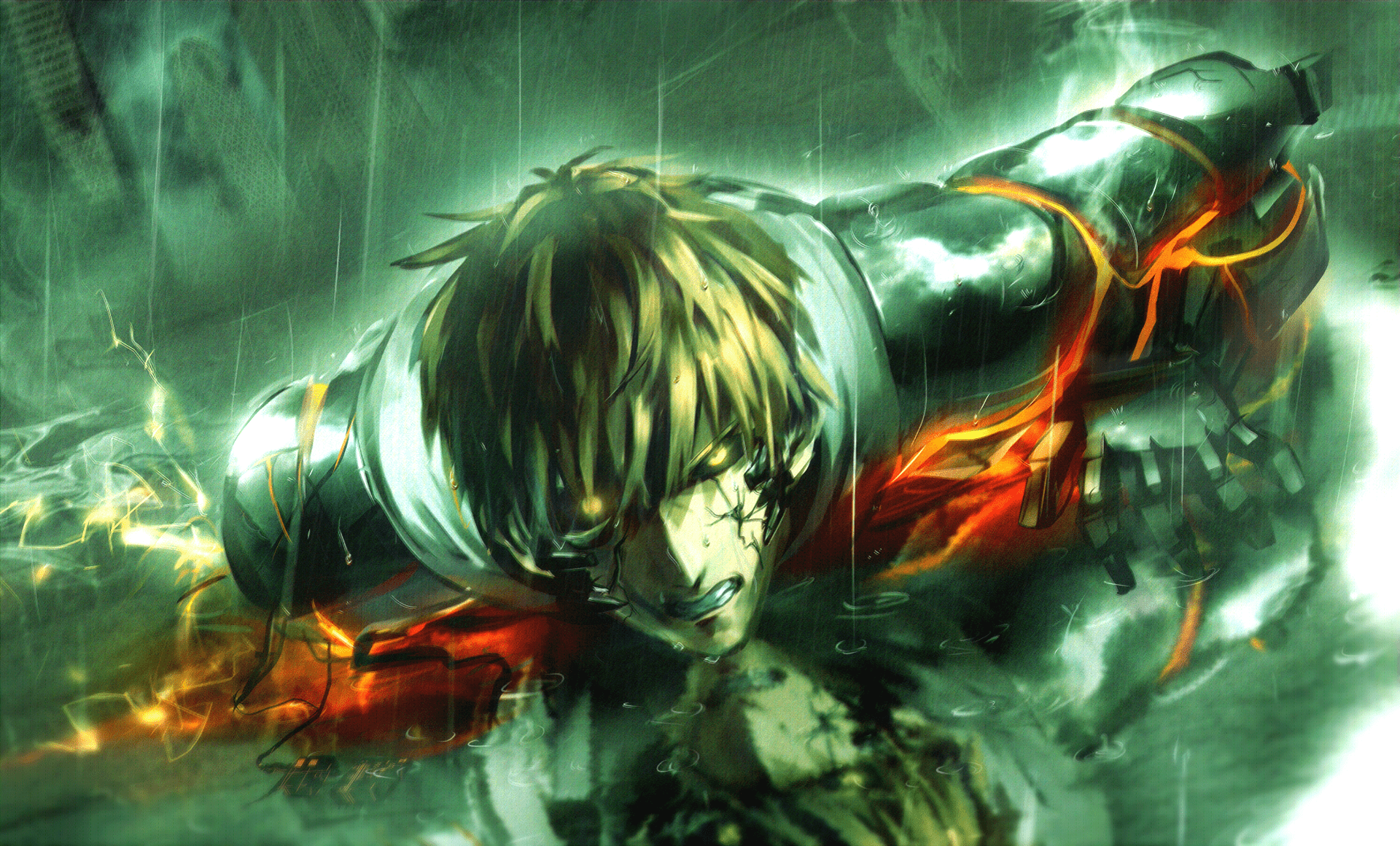 1920x1160 One Punch Man Genos Wallpaper Phone Cinema Wallpaper 1080p