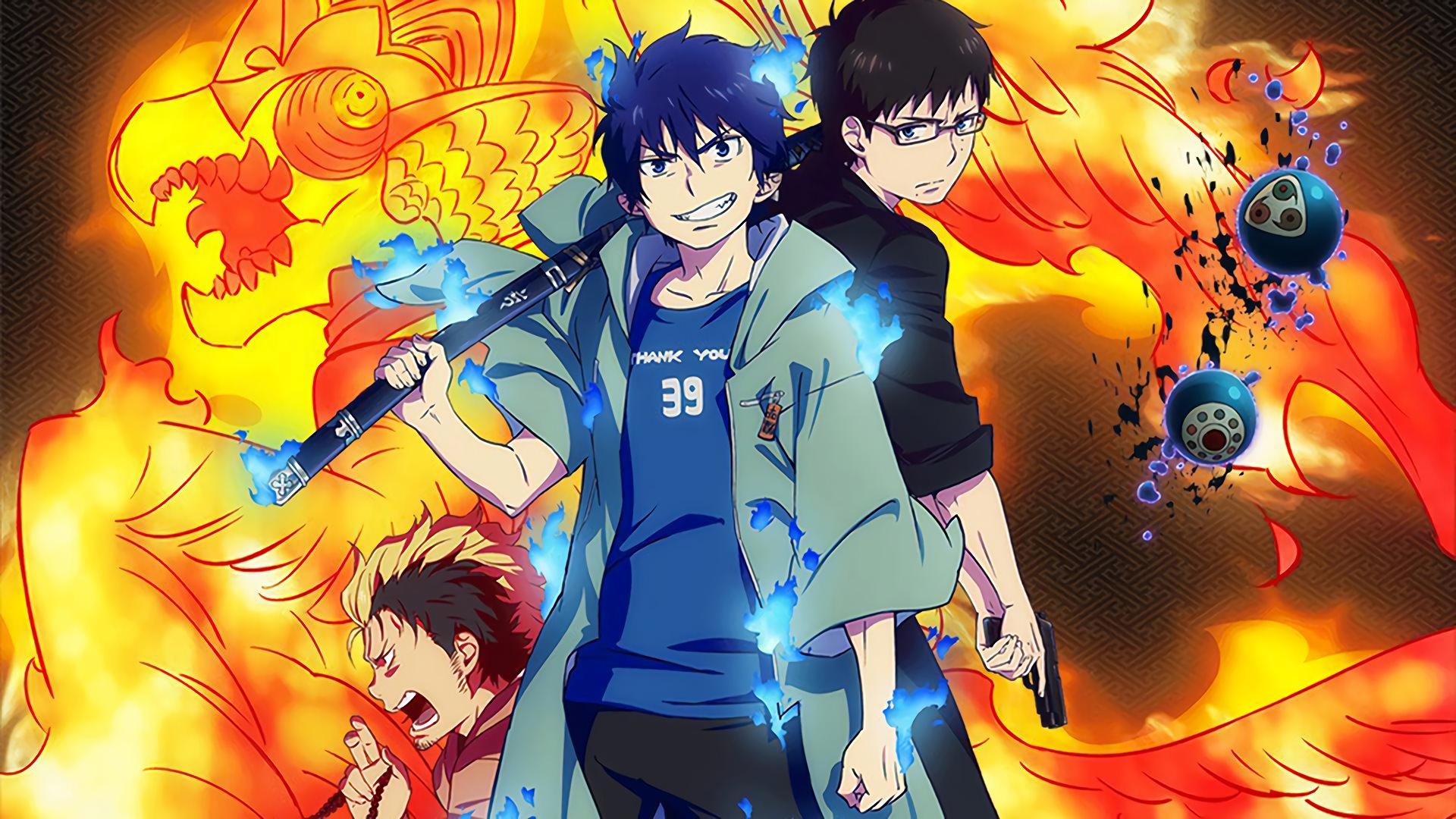 Blue Exorcist Wallpapers Top Free Blue Exorcist Backgrounds Wallpaperaccess