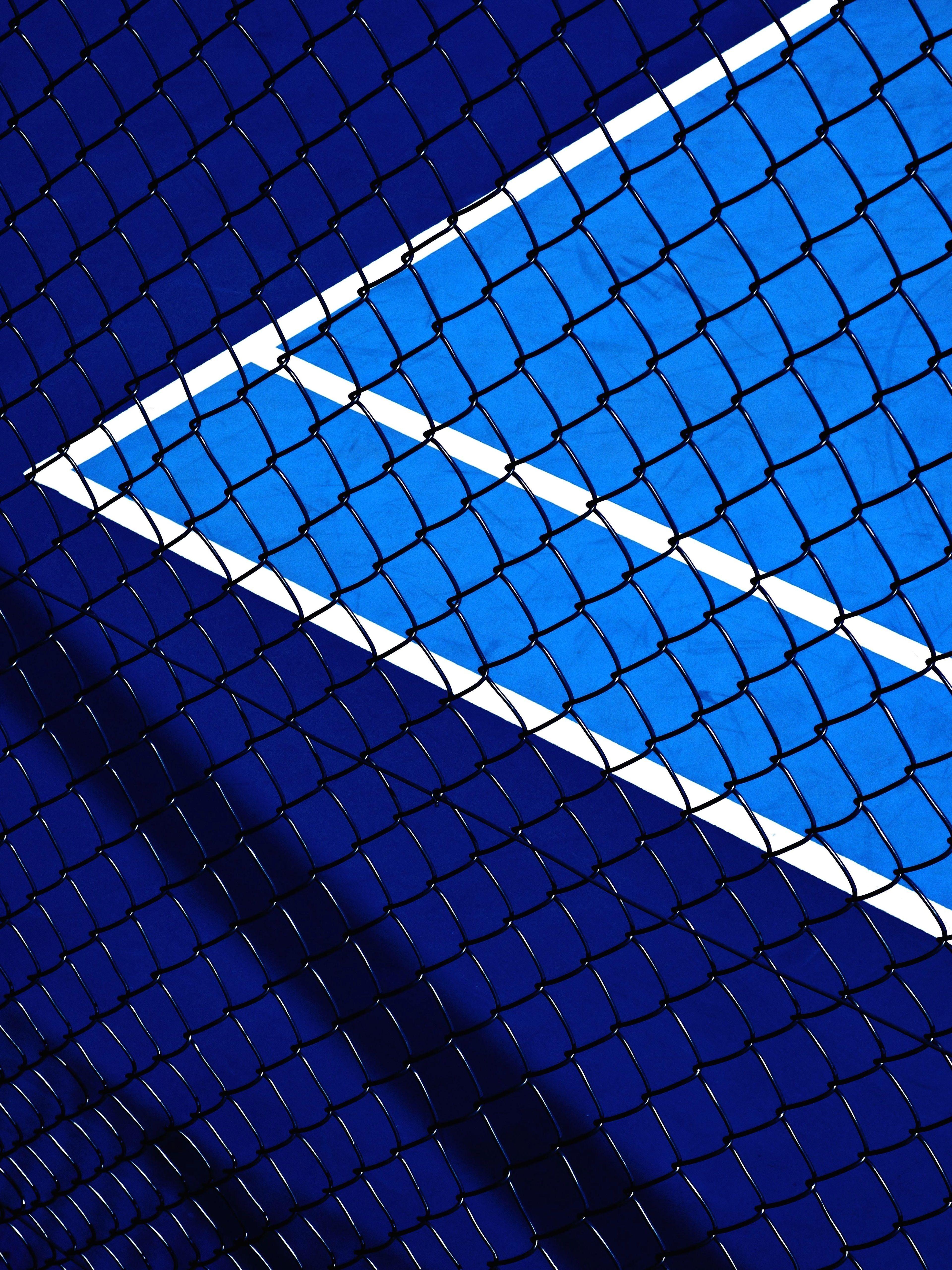 3840x5122 tennis court 4k screen wallpaper HD. Blue