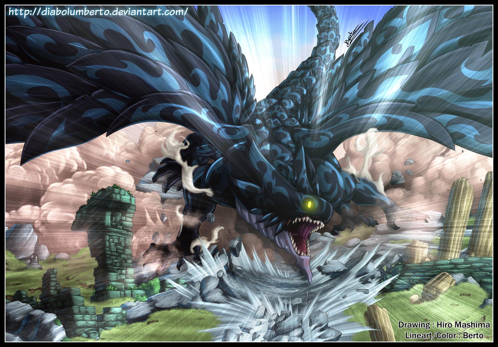 1600x1117 Acnologia TAIL Anime Image Board