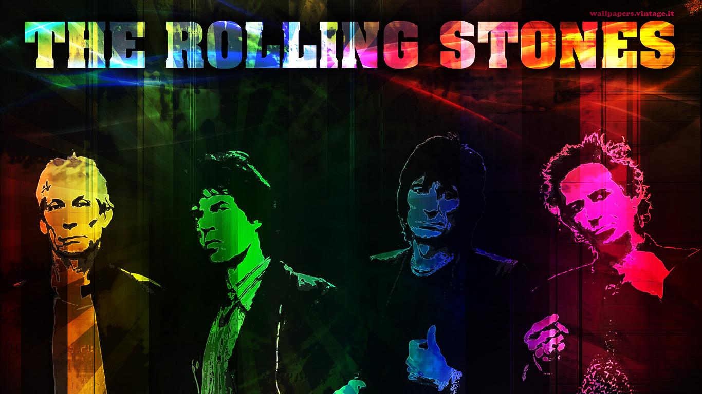 Hình nền 1366x768 The Rolling Stones - Máy tính để bàn HD iPad miễn phí