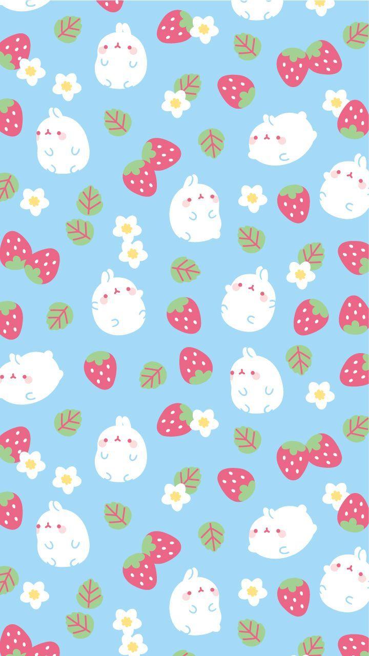720x1280 Molang Print. Anime Toon Cuddly2. Kawaii, Kawaii