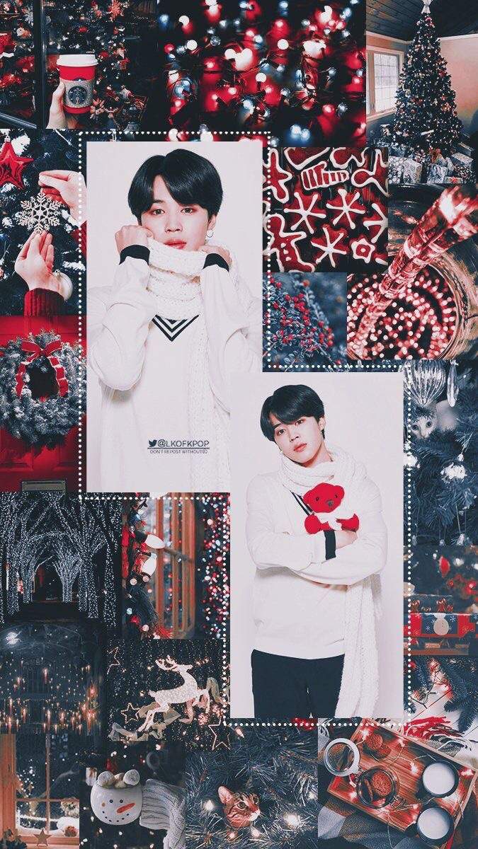 BTS Christmas Aesthetic Wallpapers - Top Free BTS Christmas Aesthetic ...