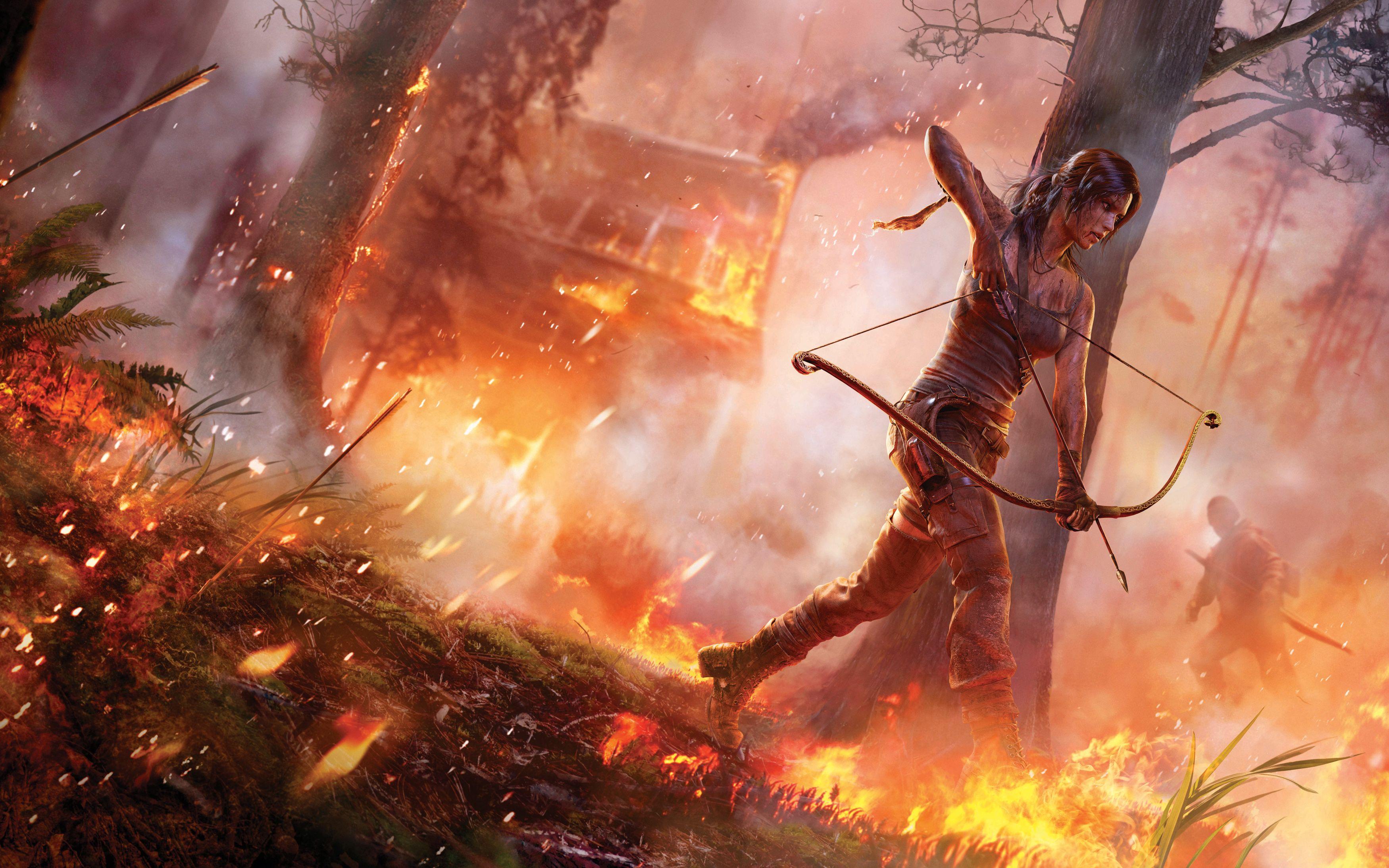 Hình nền trò chơi 3500x2188 Tomb Raider 2013