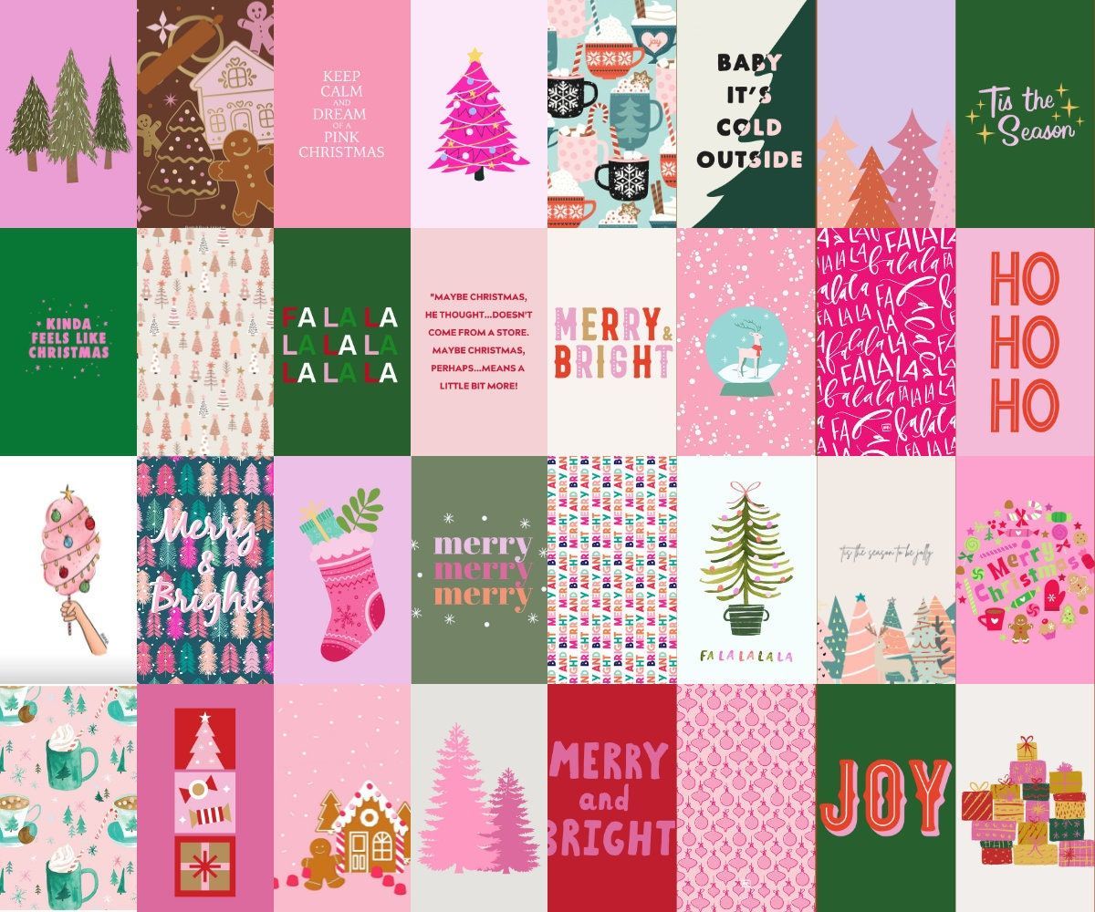 1200x1000 Christmas Decor Gallery Wall Art