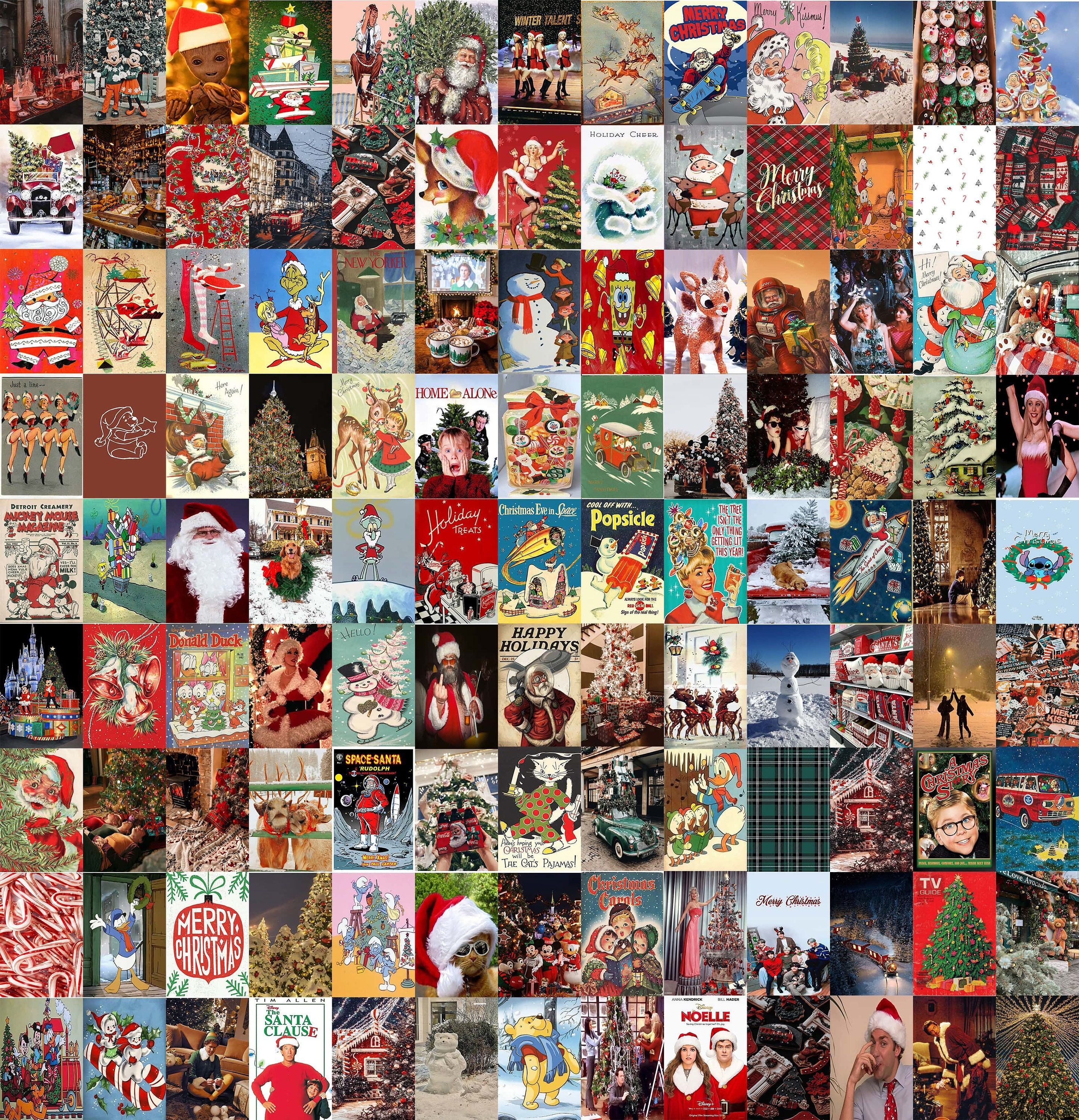 2890x3000 Christmas Wall Collage Kit, Christmas