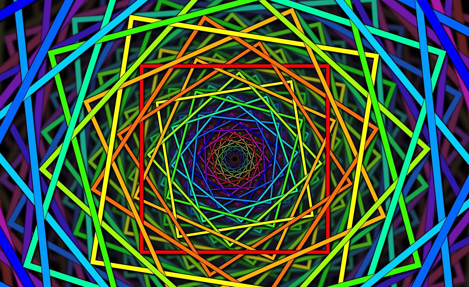 1920x1176 Color full hypnotic wallpaper. Limbo. Colorful abstract