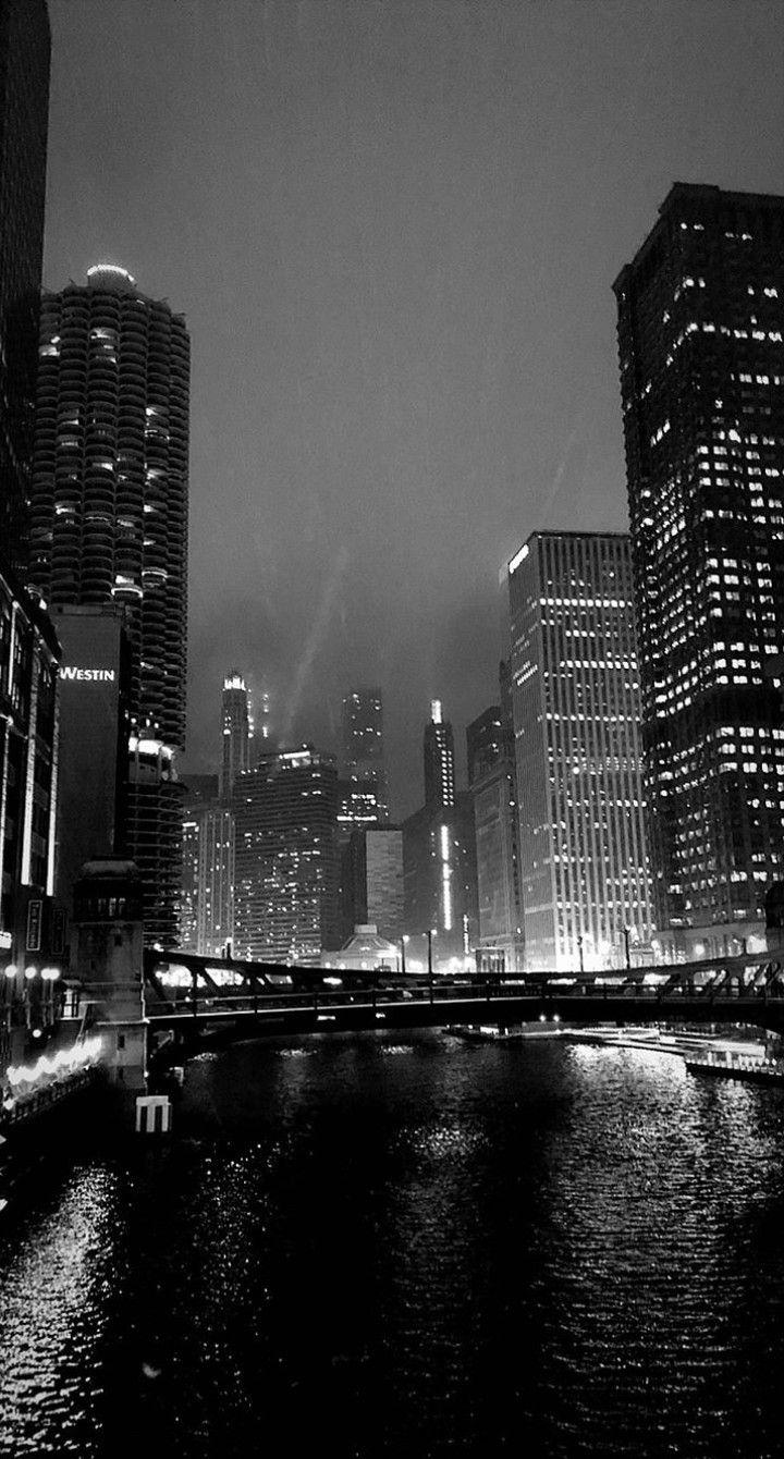 Download free HD wallpaper from above link city lights building  blackandwhite dark night  City lights wallpaper Black wallpaper  iphone Black wallpaper