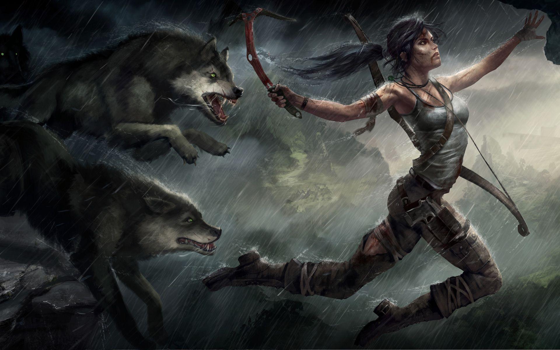 1920x1200 Tomb Raider Người hâm mộ Art Tomb Raider Games Hình nền Res: 1920x1200