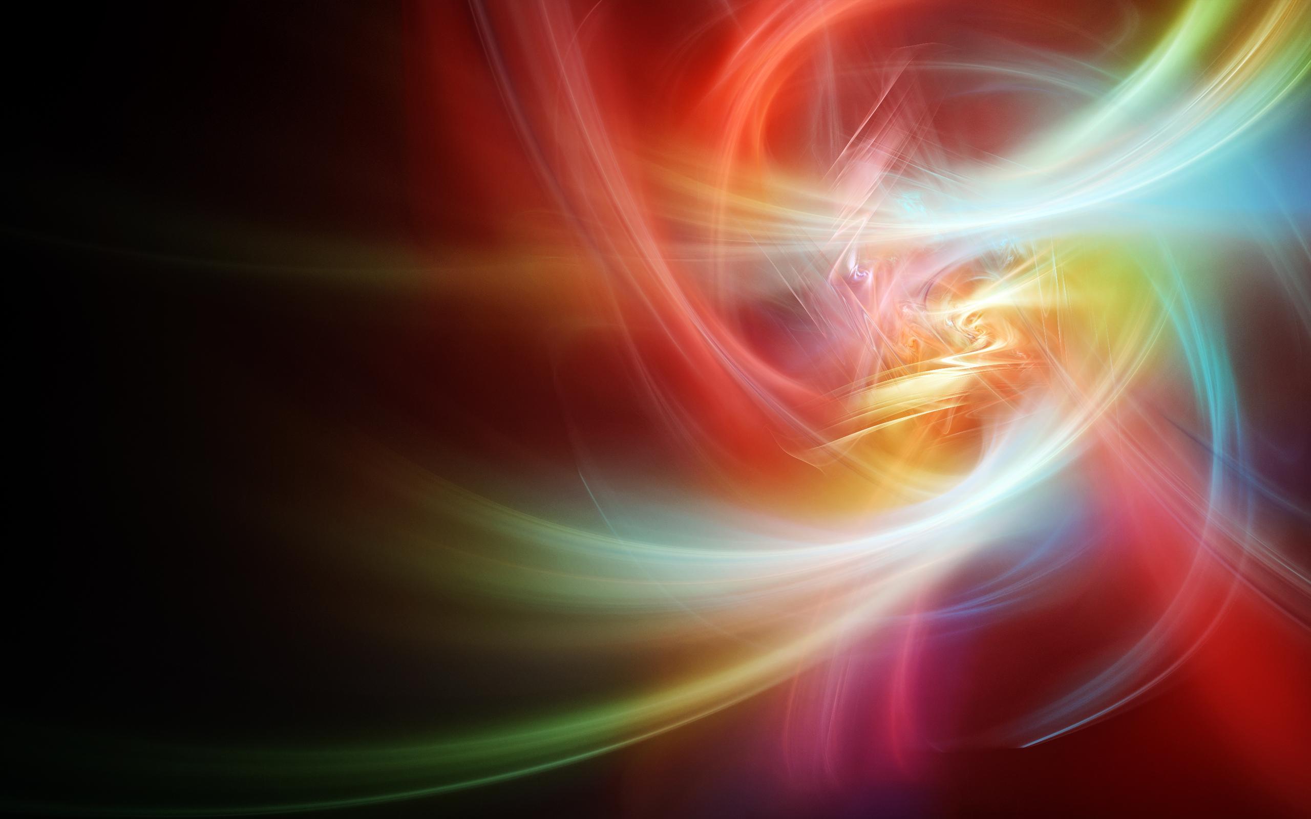 2560x1600 Hypnotic Spiral of Colours