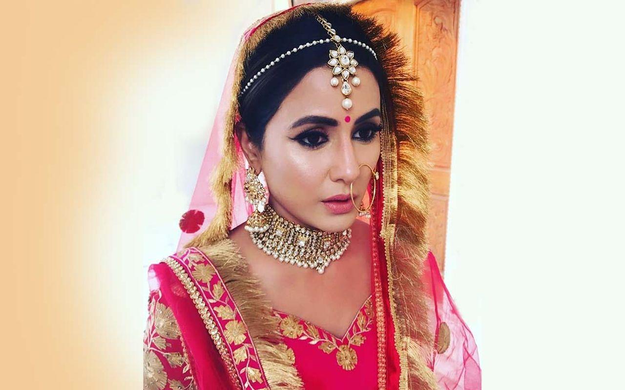 1280x800 Viral Pics: Hina Khan looks like a dreamy bride in Arjit