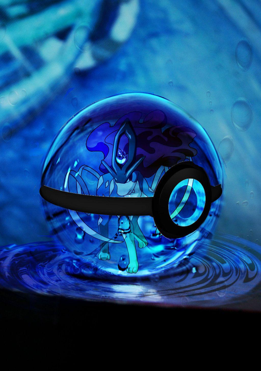 1024x1455 Suicune Pokeball By Digi Fan111