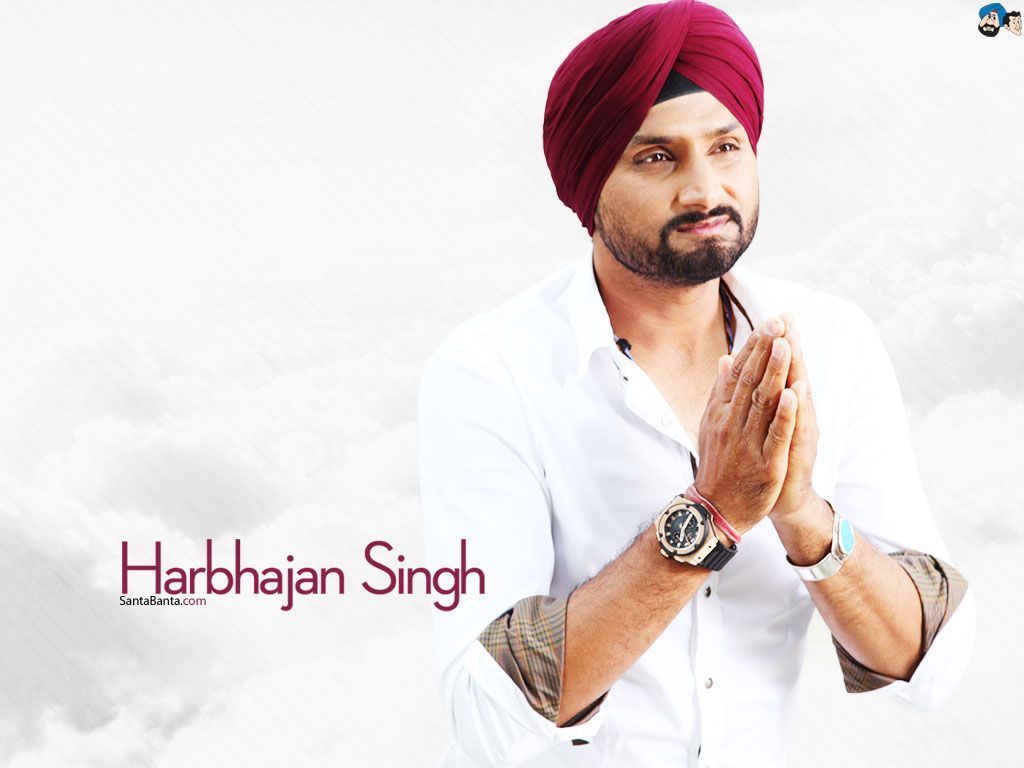 1024x768 SantaBanta Wallpaper Harbhajan Singh