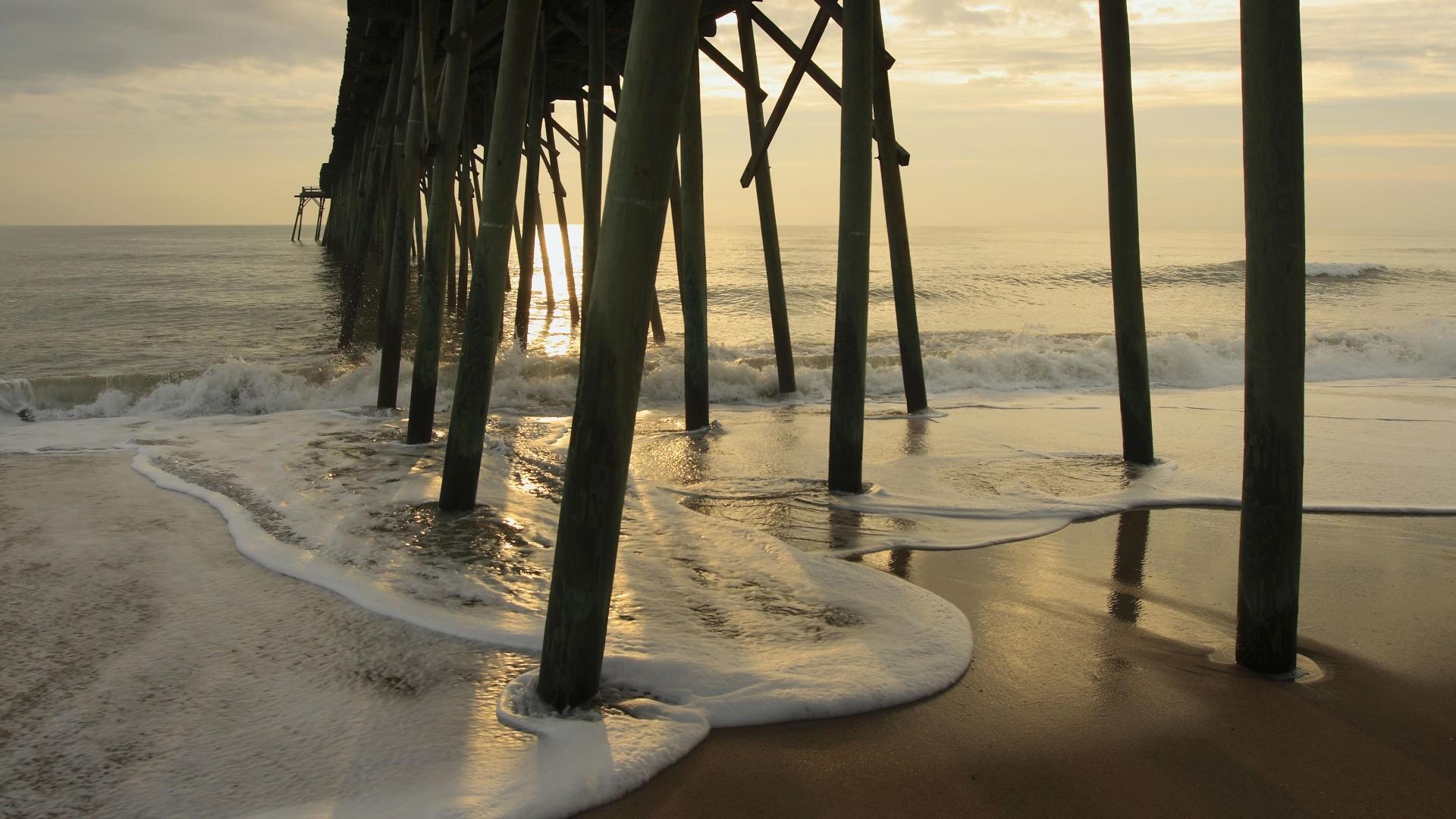 1920x1080 Holiday, Sunny Wallpaper Display, sunrise, HD Beach