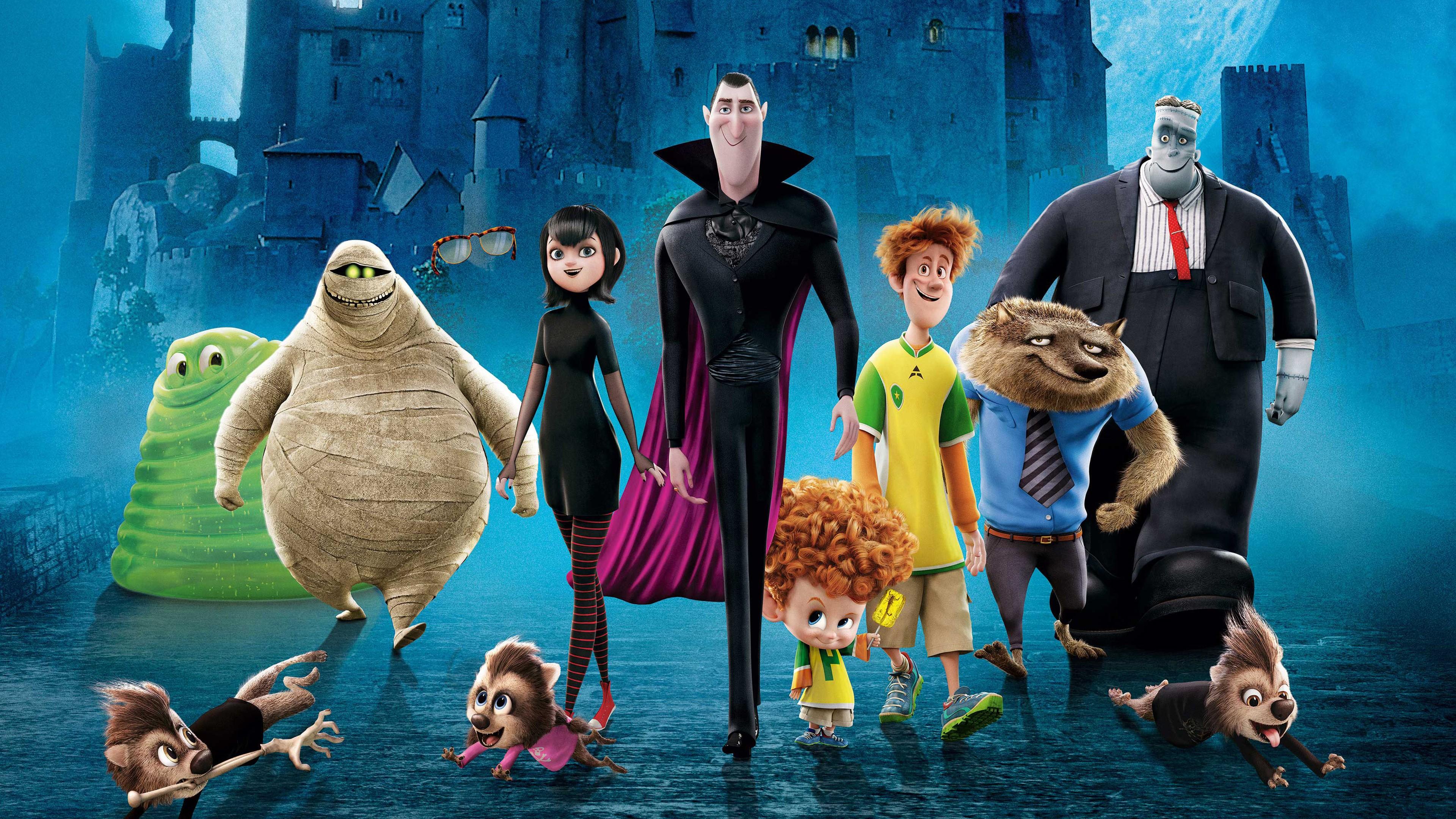 cartoon characters hotel transylvania