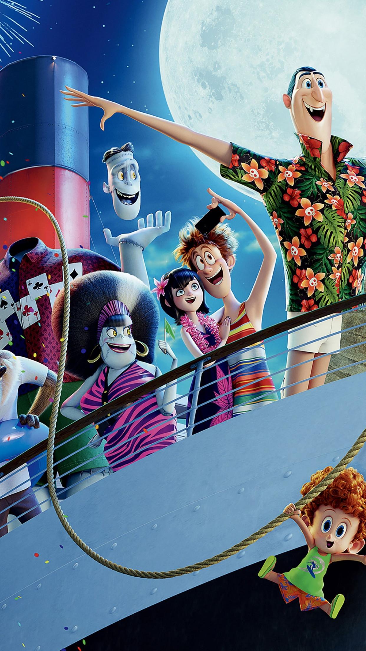 1242x2208 Download wallpaper: Hotel Transylvania 3 Poster 1242x2208