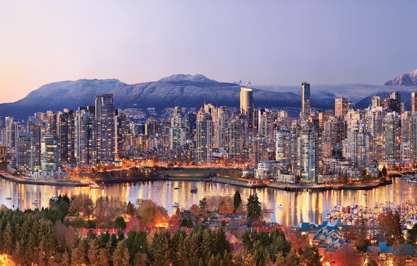 1332x850 Wallpaper the city, Canada, Vancouver image for desktop