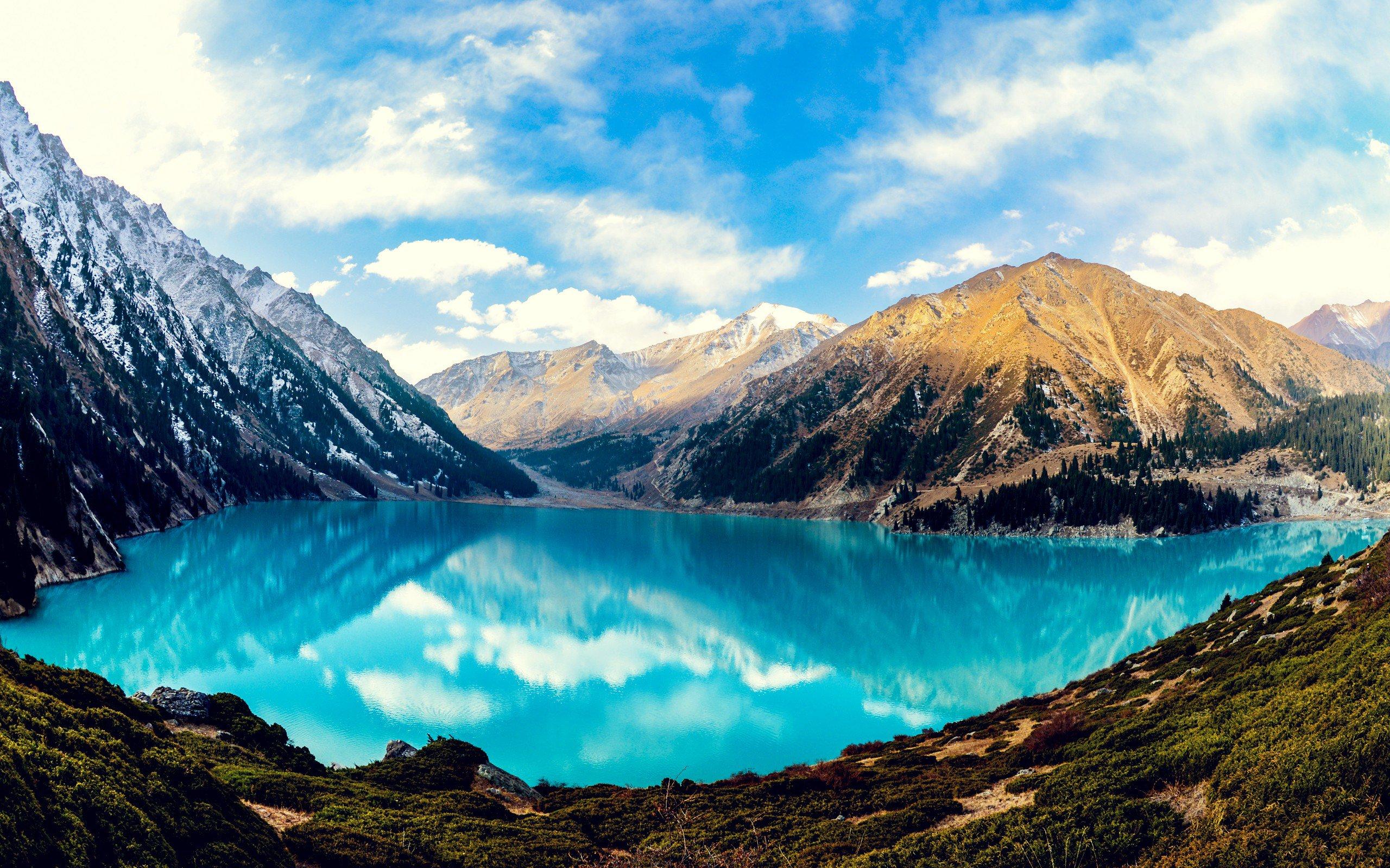2560x1600 Big Almaty Lake, HD Nature, 4k Wallpaper, Image