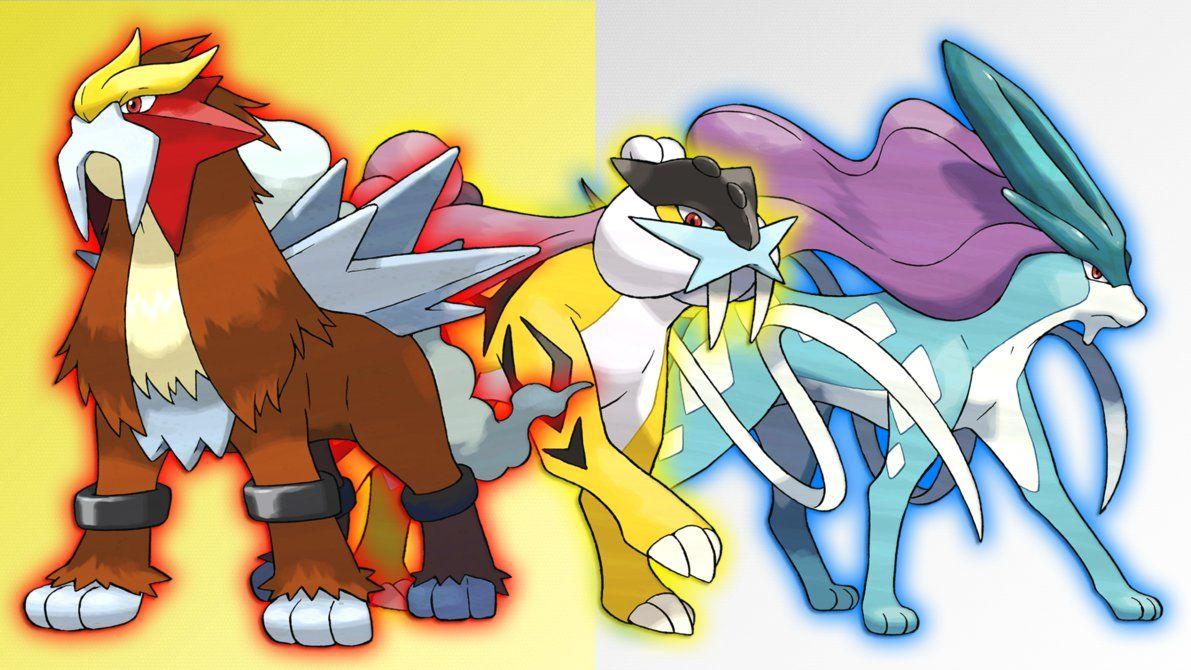1191x670 Entei, Raikou and Suicune Wallpaper