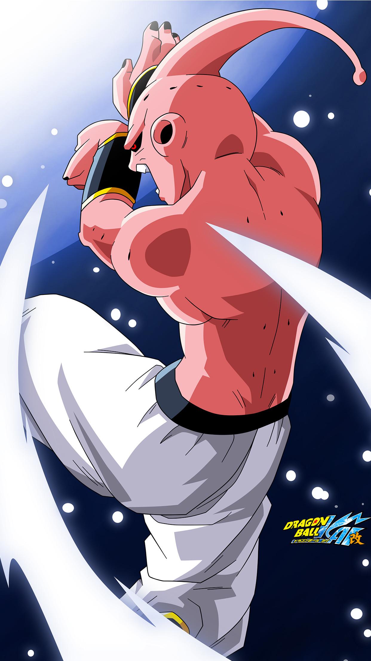 1242x2208 Super Buu Wallpaper