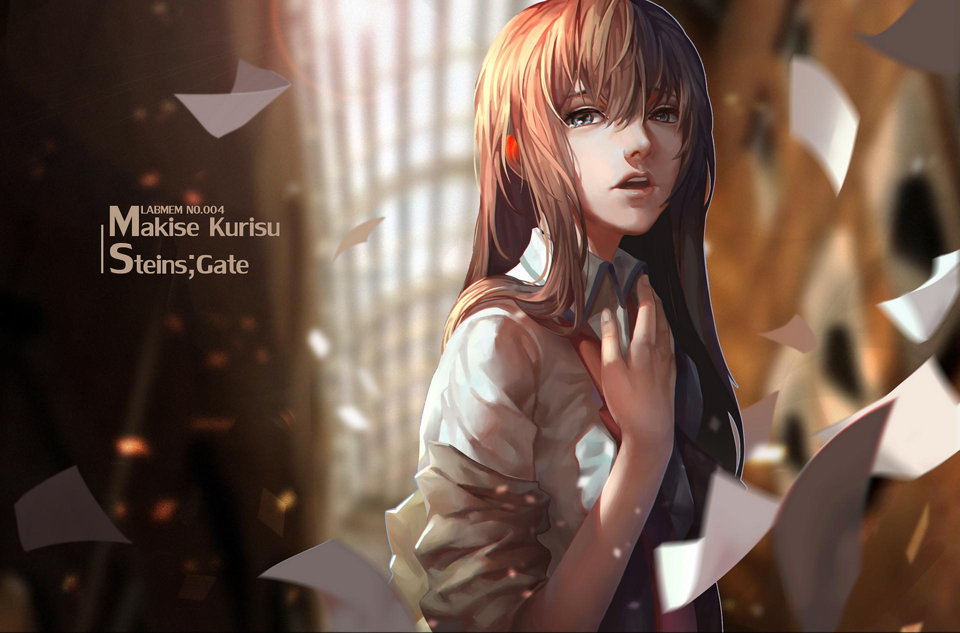 1920x1266 Wallpaper of девушка, lightofheaven, makise kurisu, steins