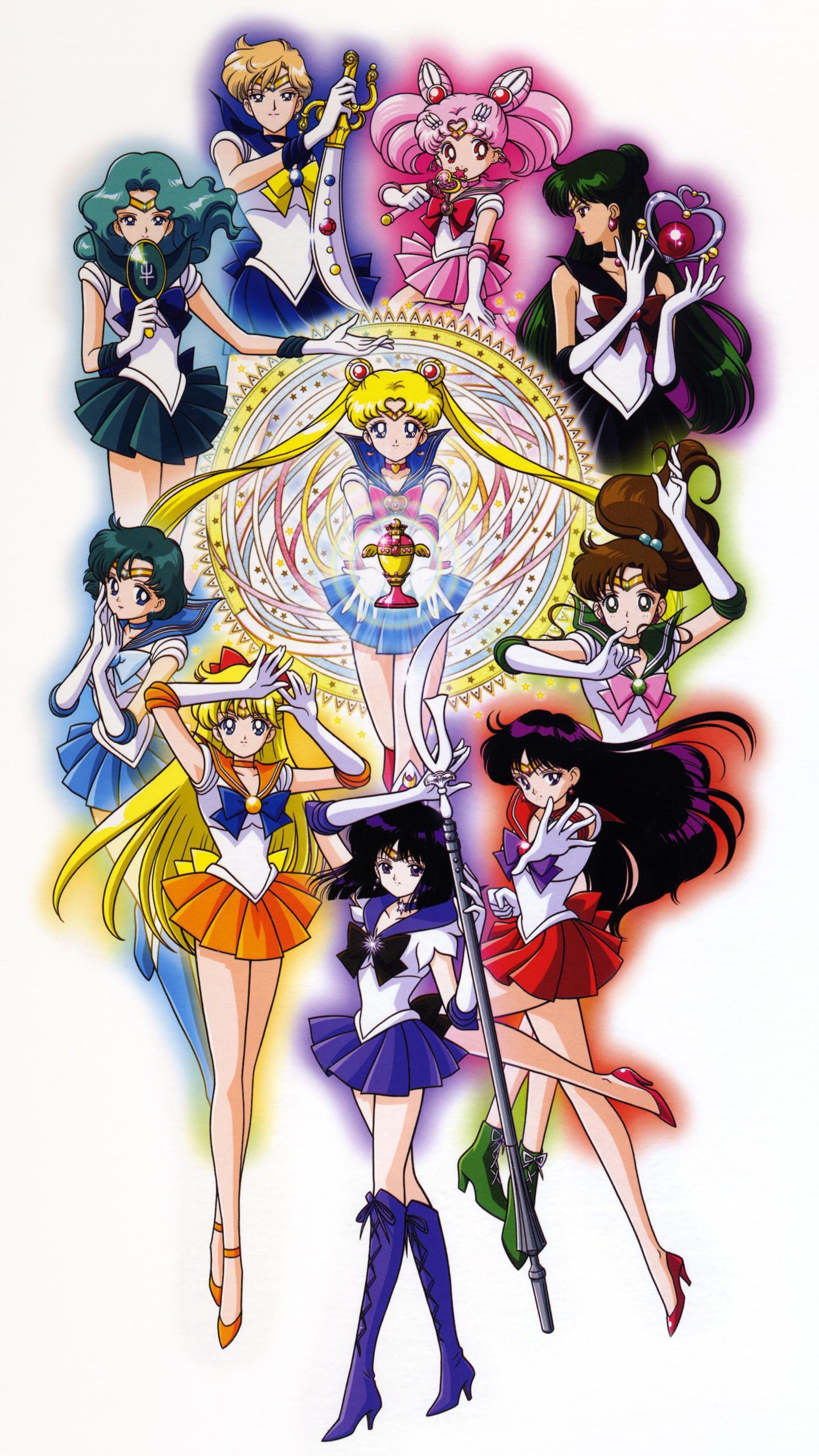 1440x2560 Sailor Moon Phone Wallpaper Group Picture