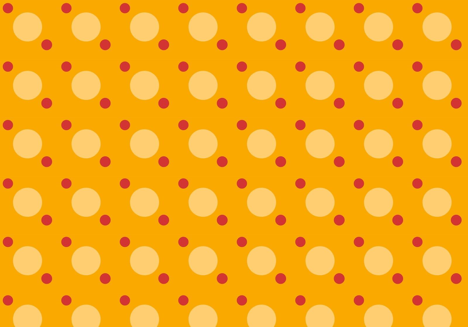 1600x1119 Orange, yellow, and red polka dot wallpaper HD wallpaper
