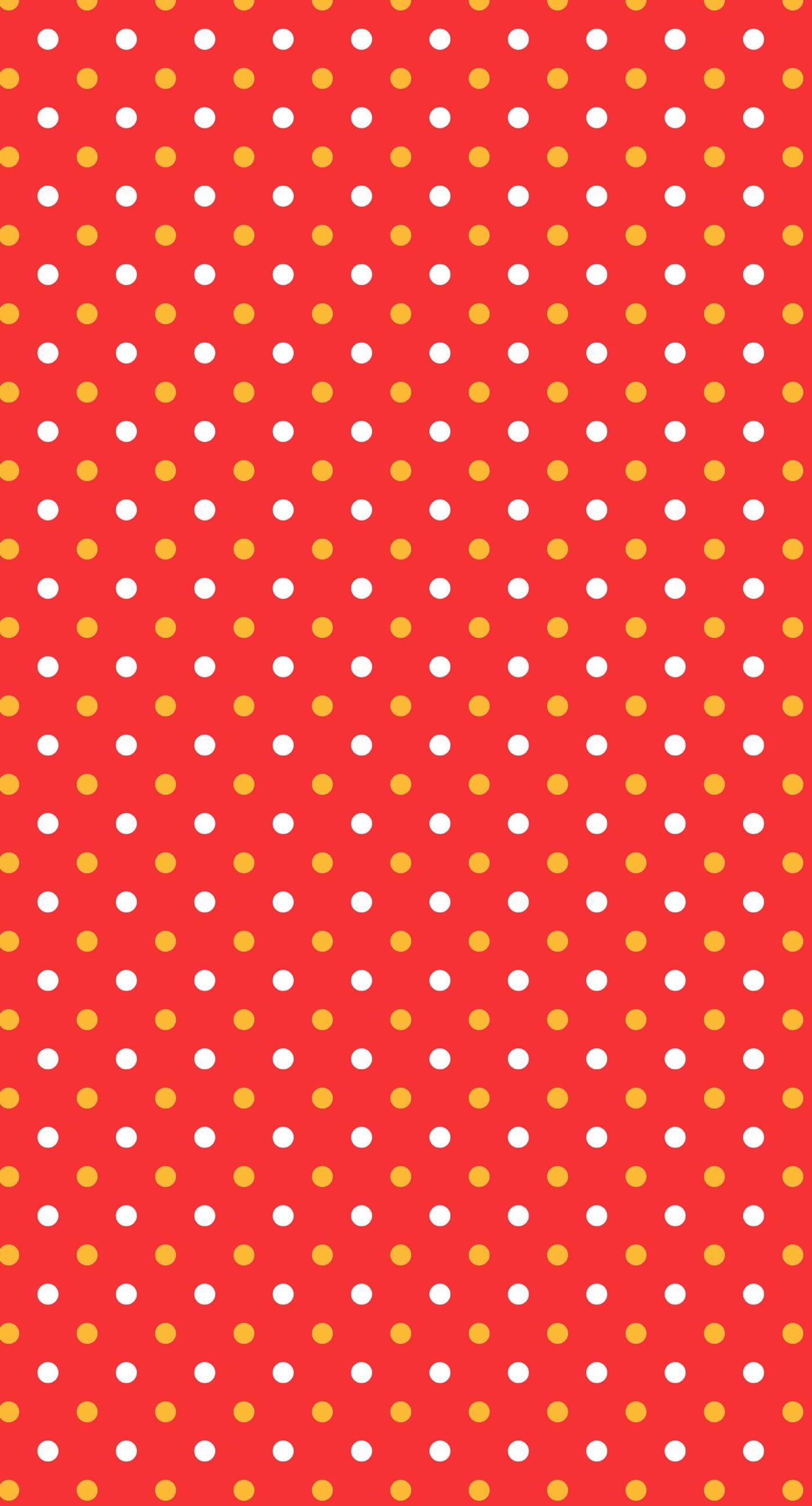 1398x2592 Pattern Polka Dot Red Women Friendly. Wallpaper.sc IPhone8Plus