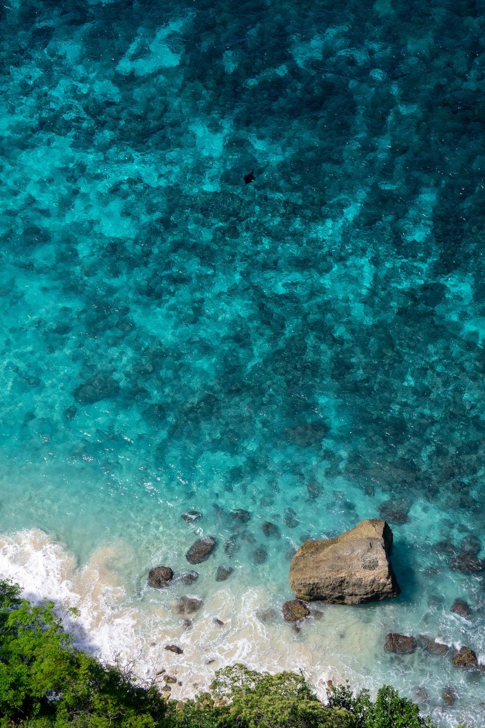 1000x1500 bird's eye view of seashore photo