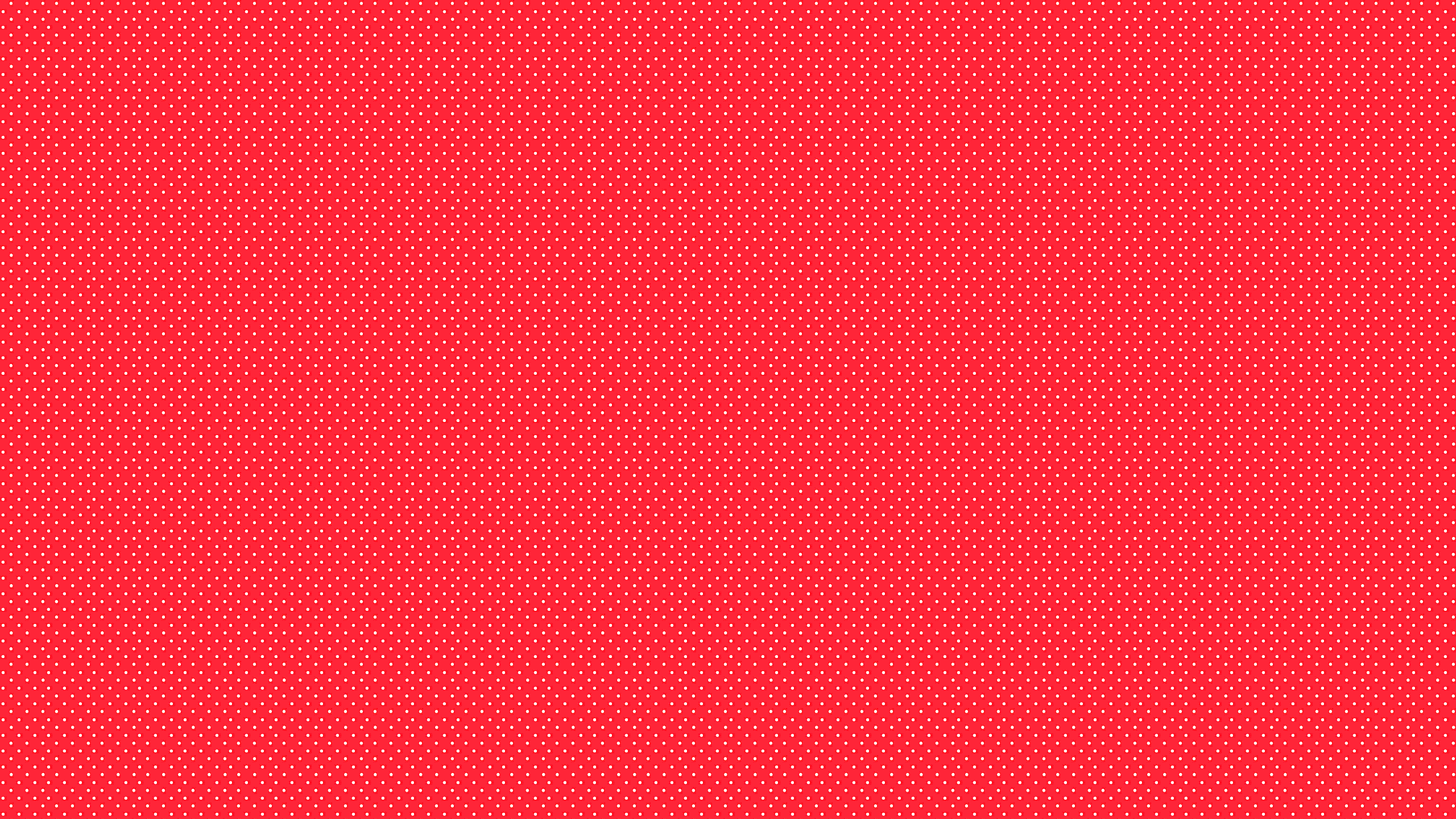 2560x1440 Red Polka Dots Desktop Wallpaper