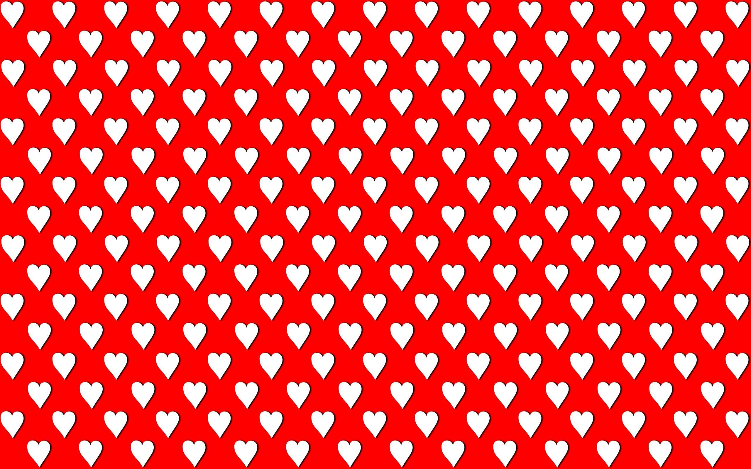 2560x1600 Red Polka Dot Wallpaper