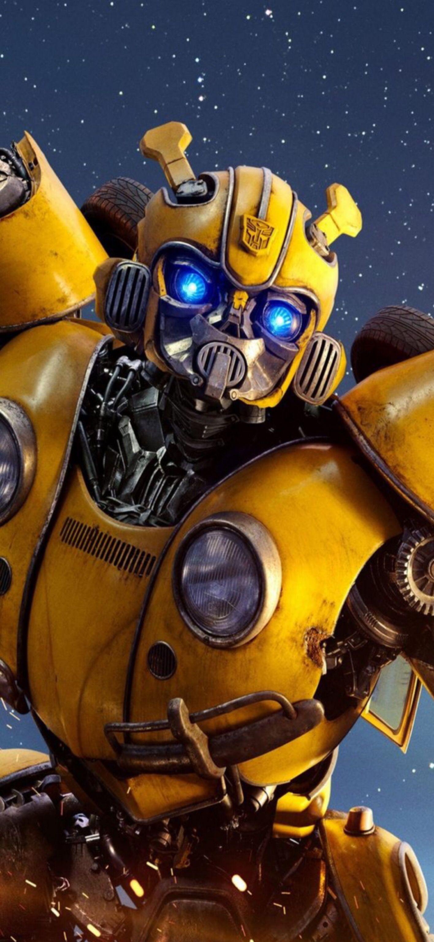 1416x3072 Wallpaper Transformer “Bumblebee” for iPhone X