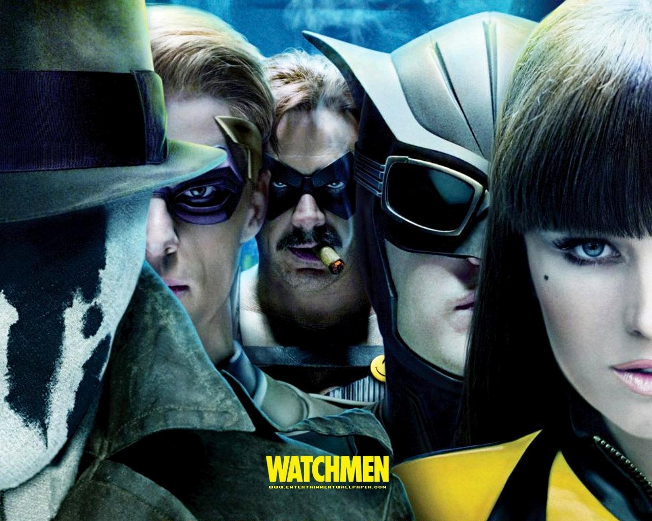 1280x1024 watchmen rorschach superheroes silk spectre the comedian