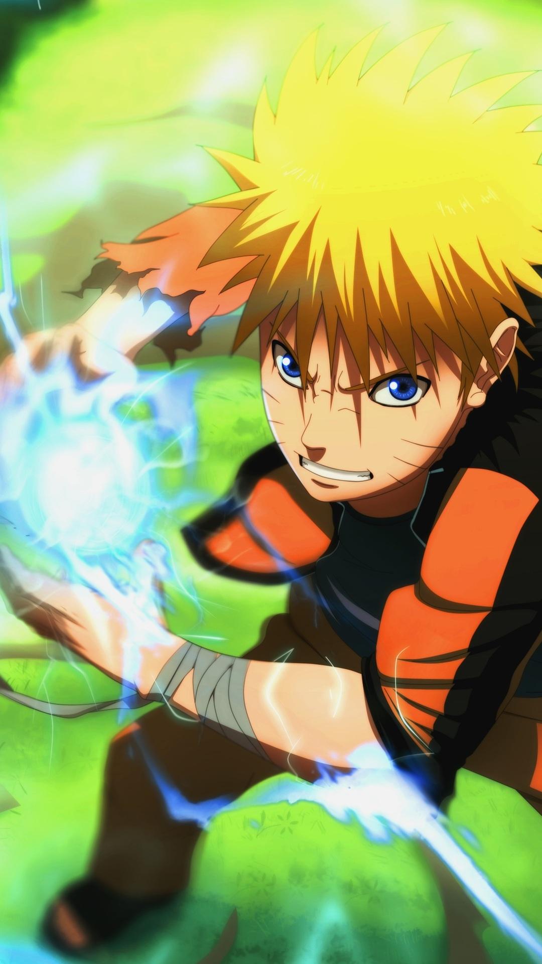 1080x1920 hurricane chronicles, naruto, rasengan desktop