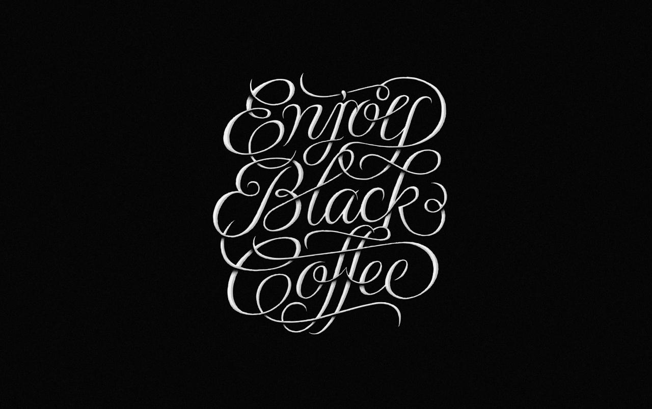 1280x804 Enjoy Black Coffee wallpaper. Enjoy Black Coffee