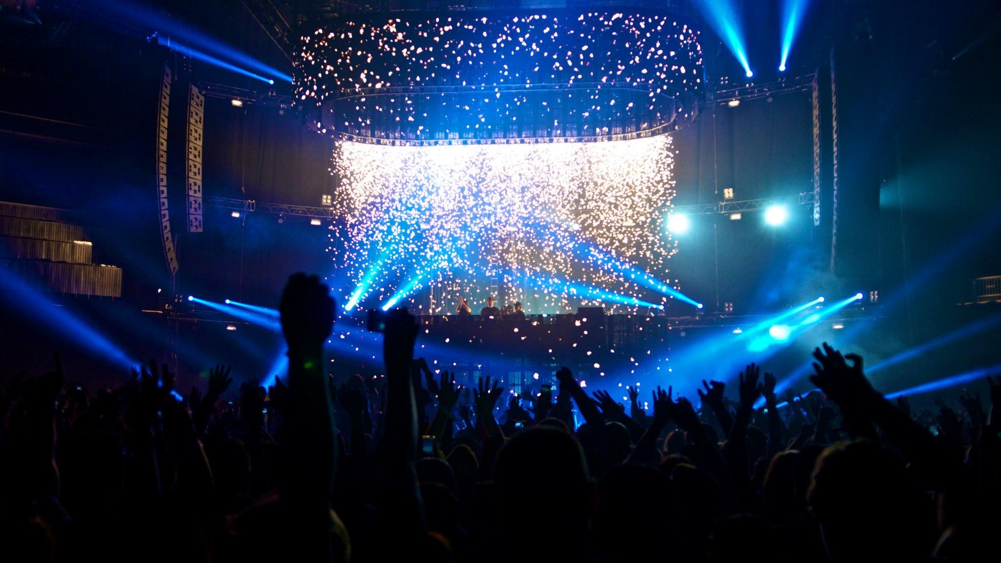 2048x1152 Electronic music wallpaper